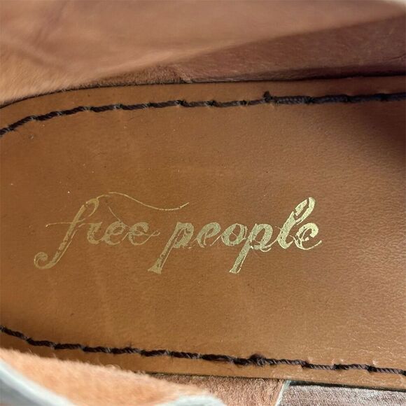 Free People Mont Blanc White Cream Leather Heeled Sandals Size 40 (US 10) - Picture 13 of 13